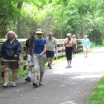 hiking on the little miami trail