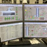 coal plant tour; photo by Larry Falkin