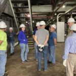 coal plant tour; photo by Larry Falkin