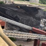 coal plant tour; photo by Larry Falkin
