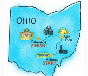 map of climate march