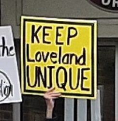 Sign: Keep Loveland Unique