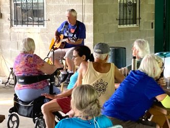 music at the annual picnic